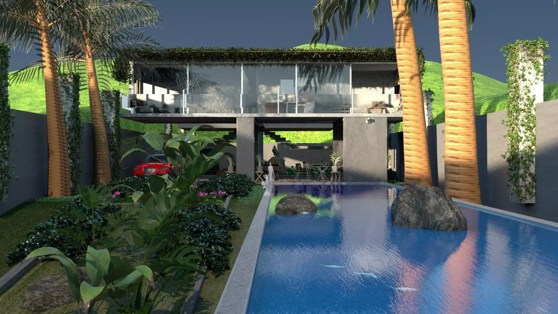 laos Brazilian Style Arch 3D model_0