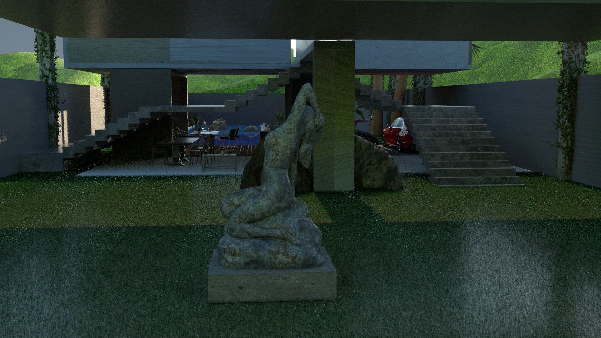 laos Brazilian Style Arch 3D model_36