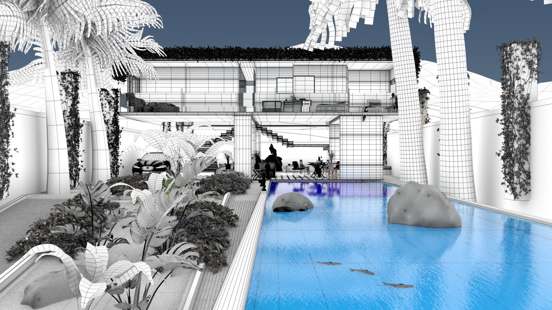 laos Brazilian Style Arch 3D model_6