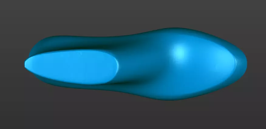womens shoe last 3D print model_0