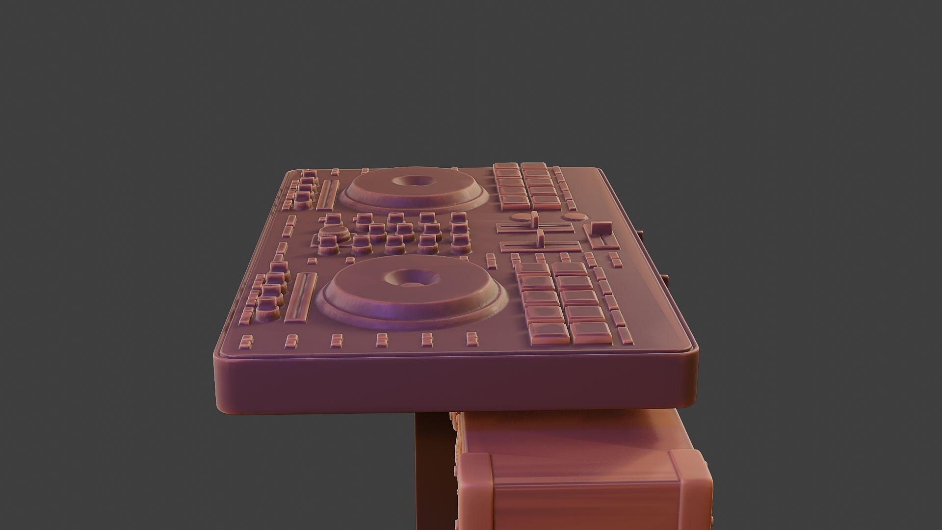 Speakers and mixing Desk for DJ 3D print model_20