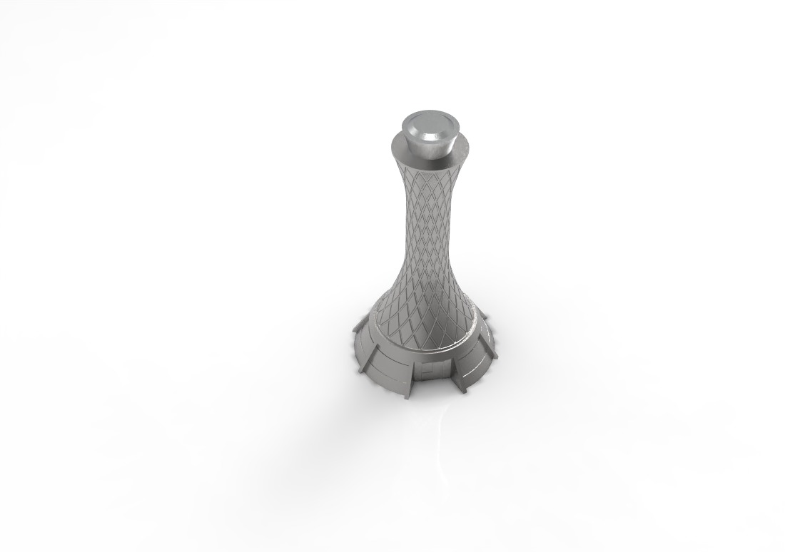 Edinburgh Tower - Airport ATC - 3d Printable file 3D print model_3