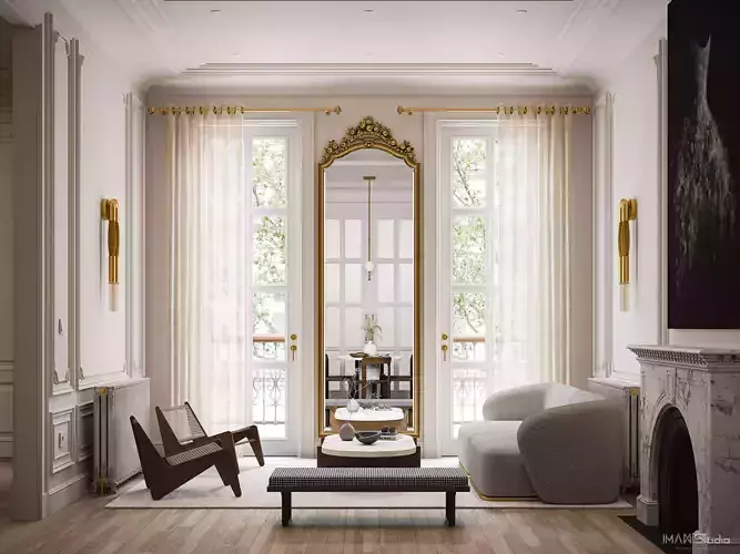 Clinton Hill Townhouse -3DsMax 2024