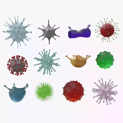 Viruses and cells pack