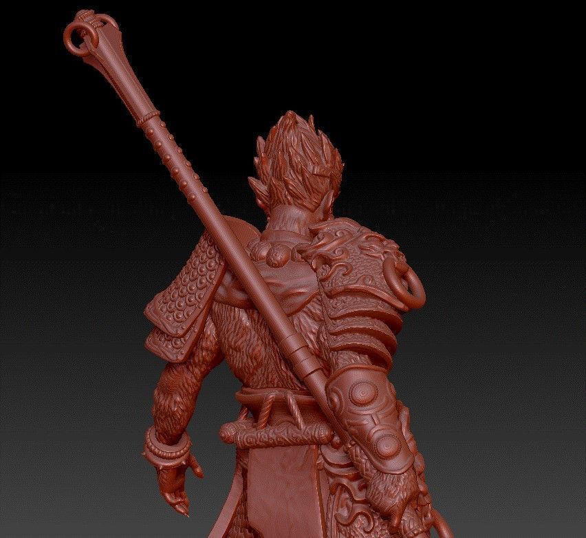 wukong-ngo khong-china 3D print model_4