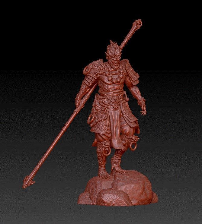 wukong-ngo khong-china 3D print model_1