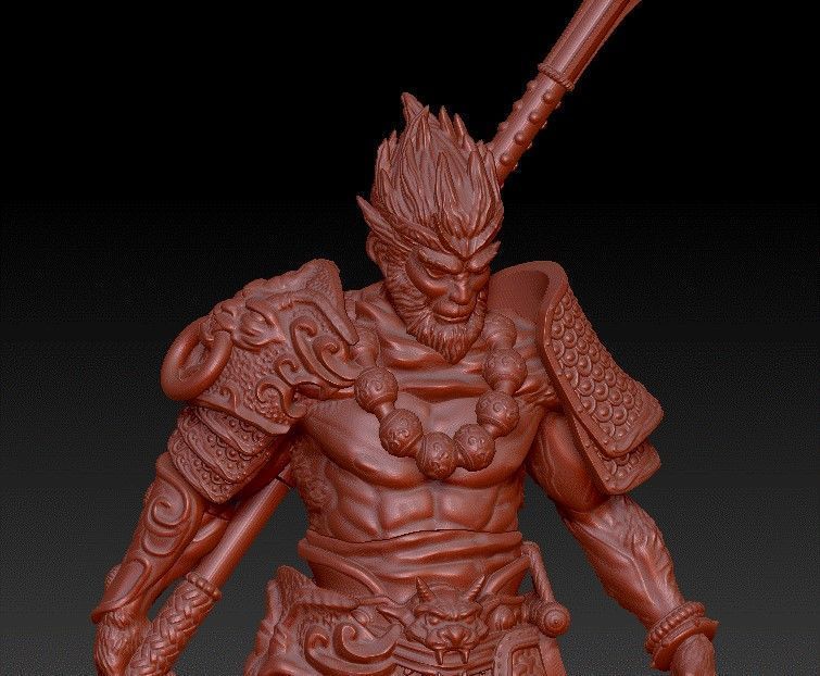 wukong-ngo khong-china 3D print model_3