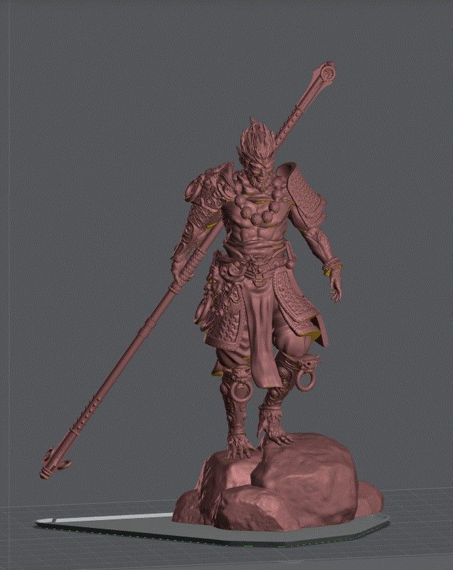 wukong-ngo khong-china 3D print model_6