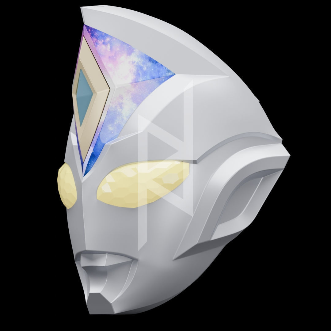 Ultraman Decker Flash Helmet 3D print model_1
