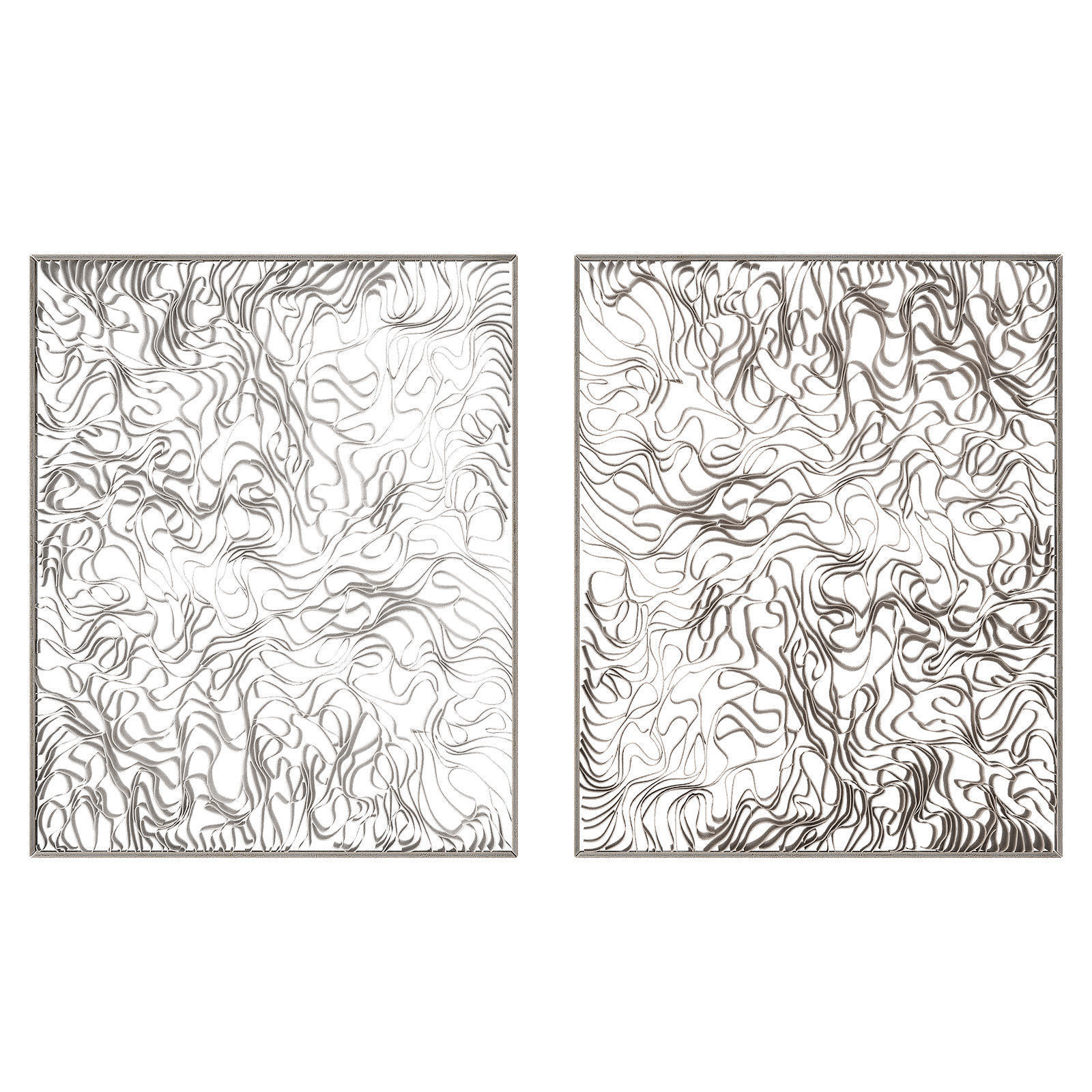 Wall art Parer porcelain sculptures Minimal modern art 3D model_2