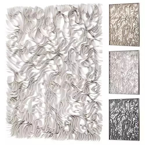 Wall art Parer porcelain sculptures Minimal modern art