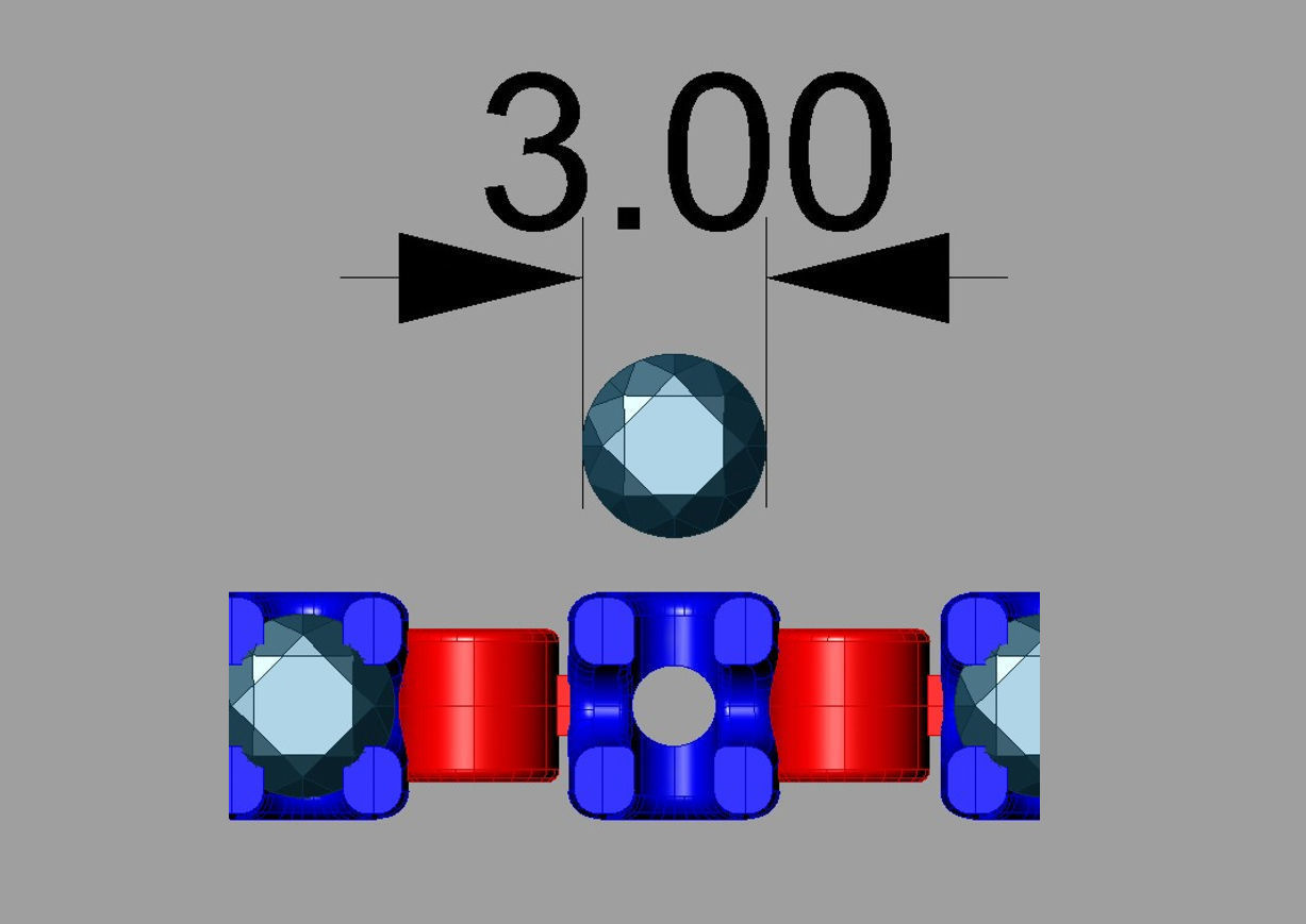 bracelets Tennis 3D print model_1