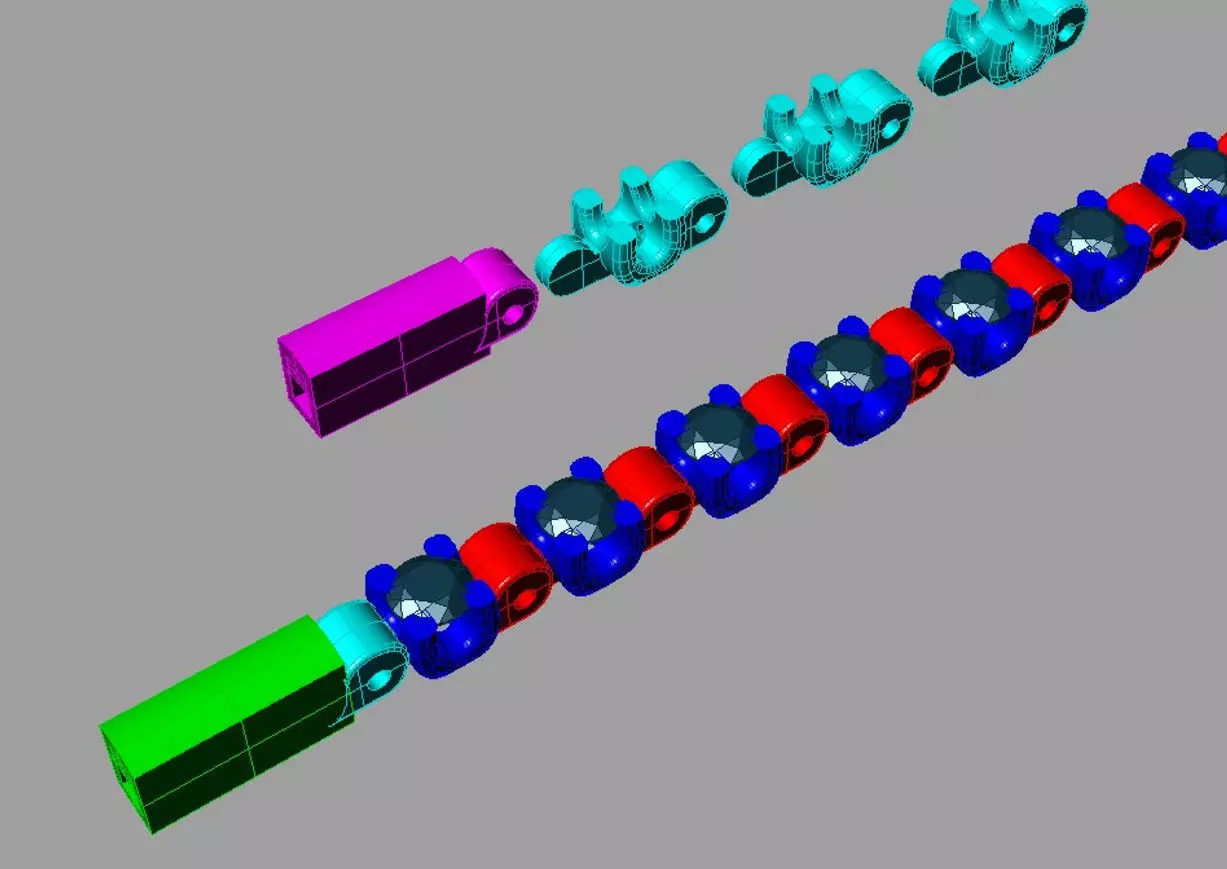 bracelets Tennis 3D print model_0