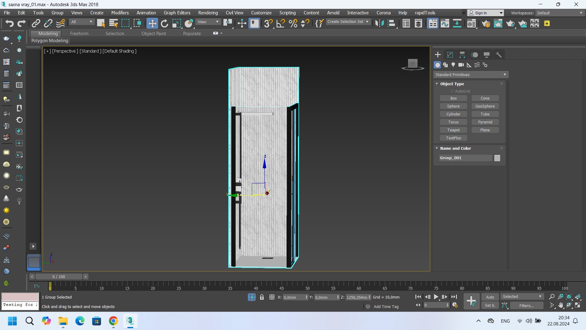 Shower cabin Jacuzzi XYZ 3D model_9