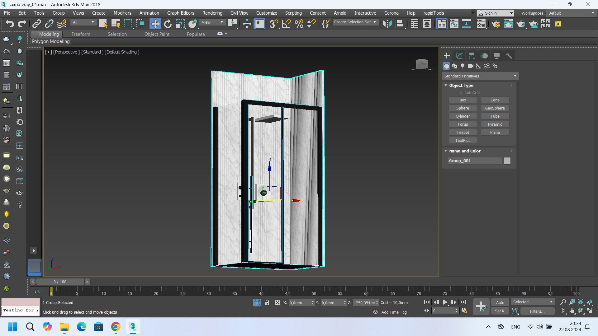 Shower cabin Jacuzzi XYZ 3D model_7