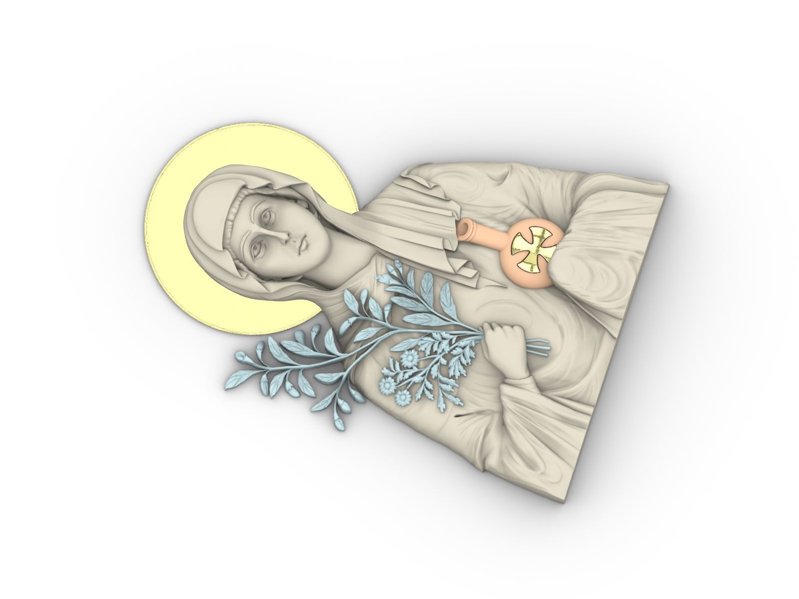 Saint Anastasia 3D print model_1