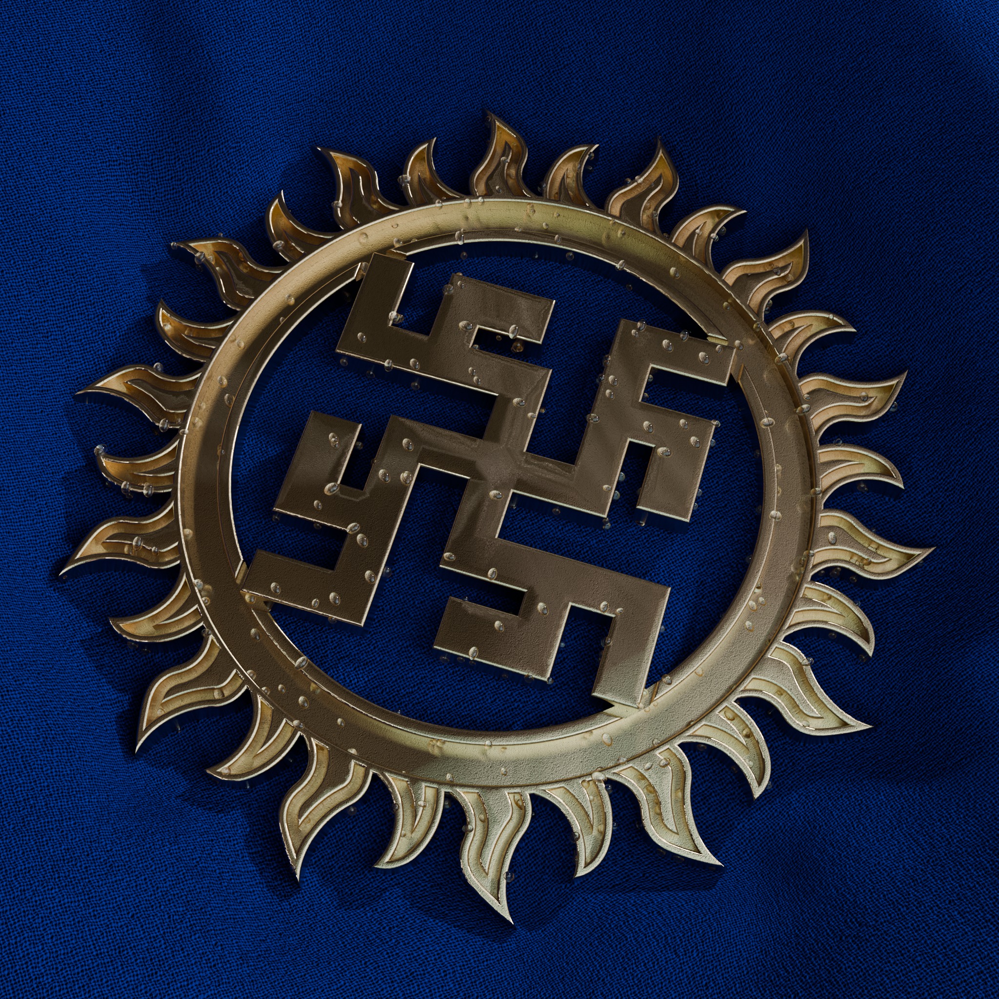 3D Model of Slavic Rune Pendant 3D print model_4