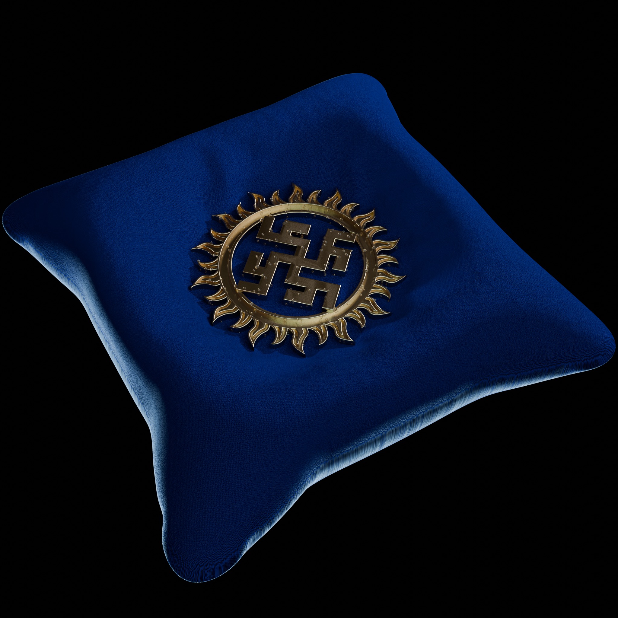 3D Model of Slavic Rune Pendant 3D print model_2