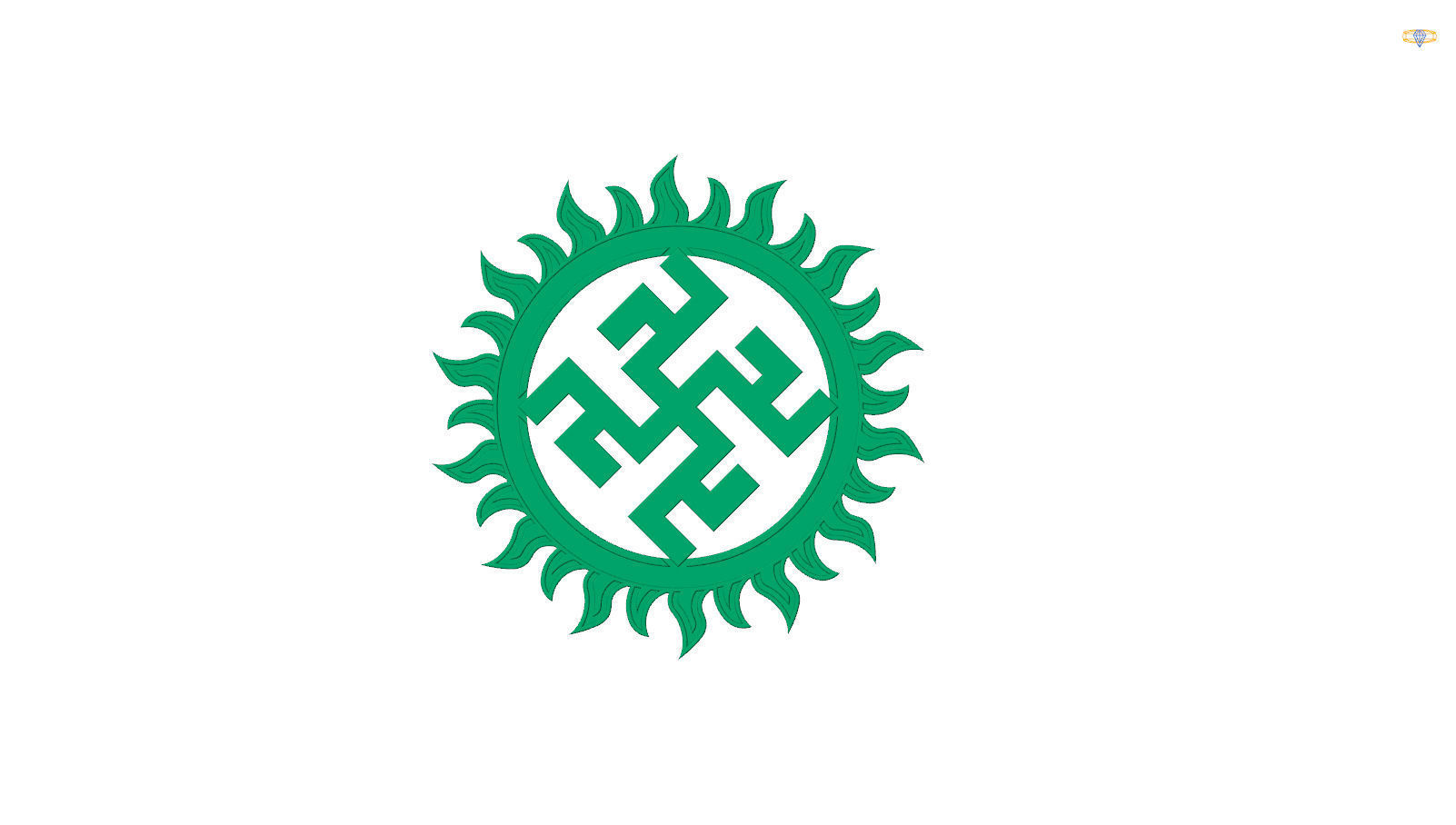 3D Model of Slavic Rune Pendant 3D print model_7