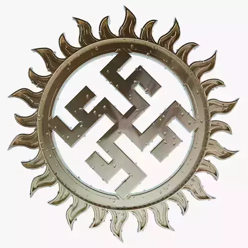 3D Model of Slavic Rune Pendant 3D print model