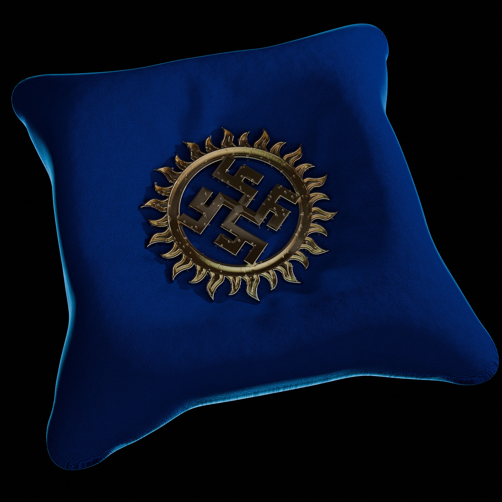 3D Model of Slavic Rune Pendant 3D print model_3