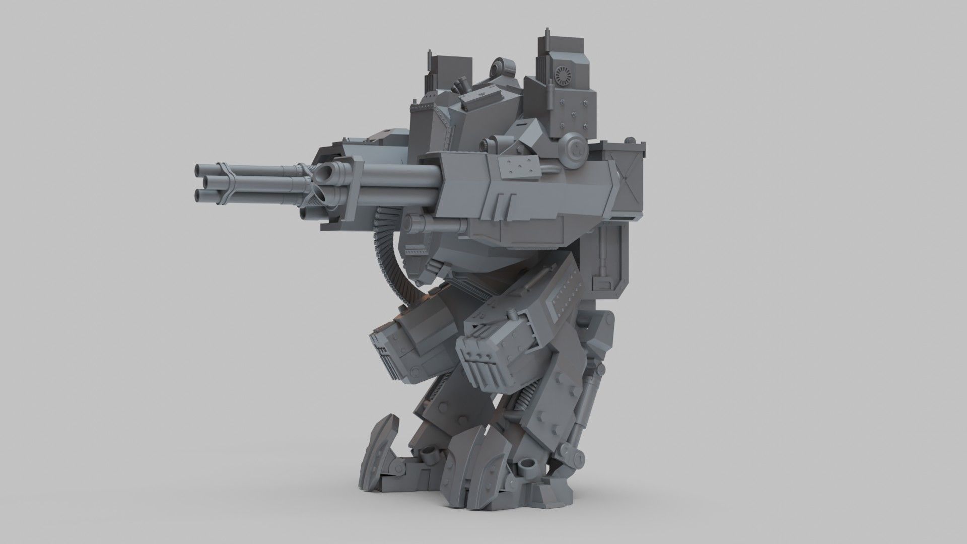 William Gun Walker 3D print model_8