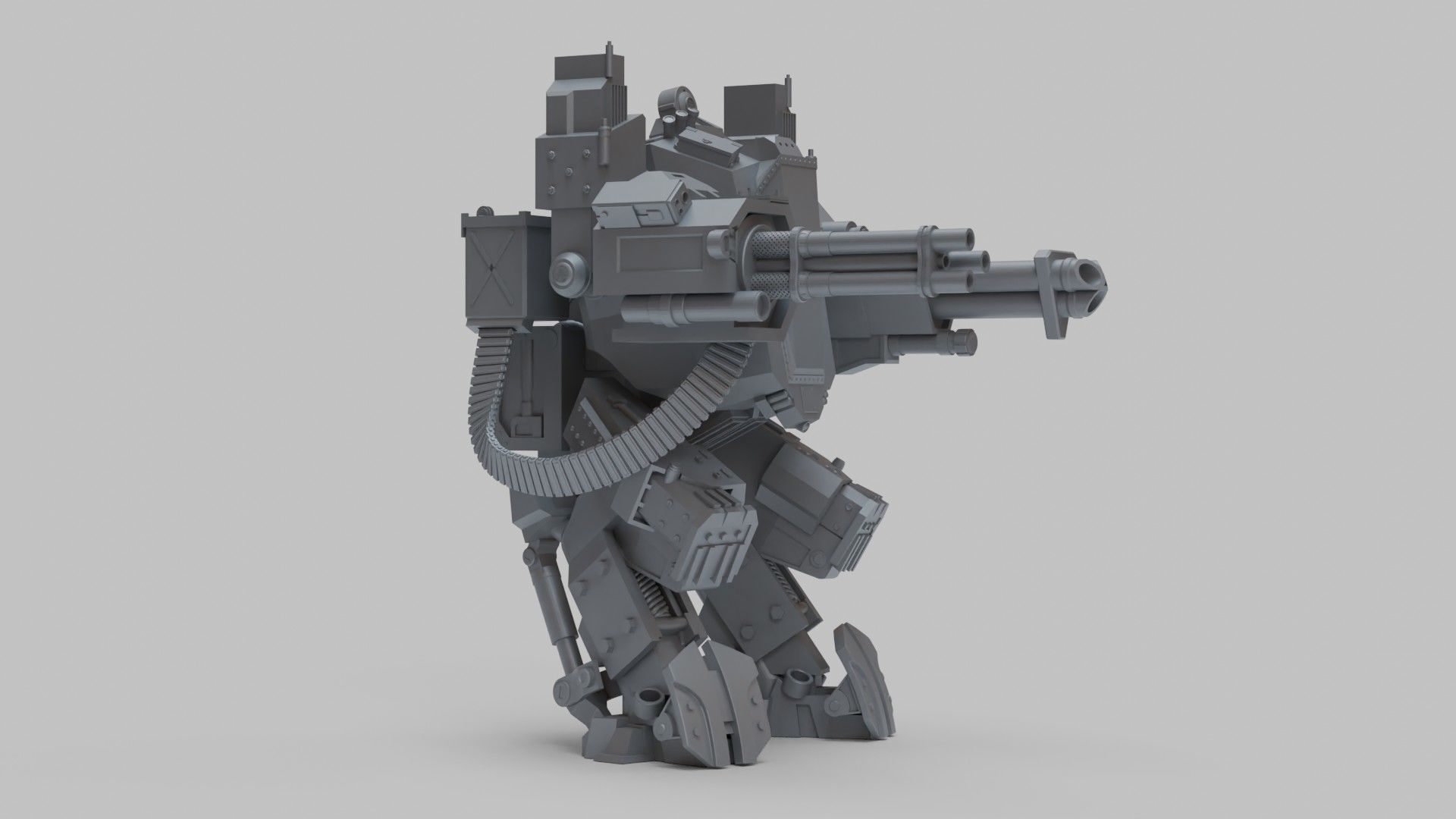 William Gun Walker 3D print model_3