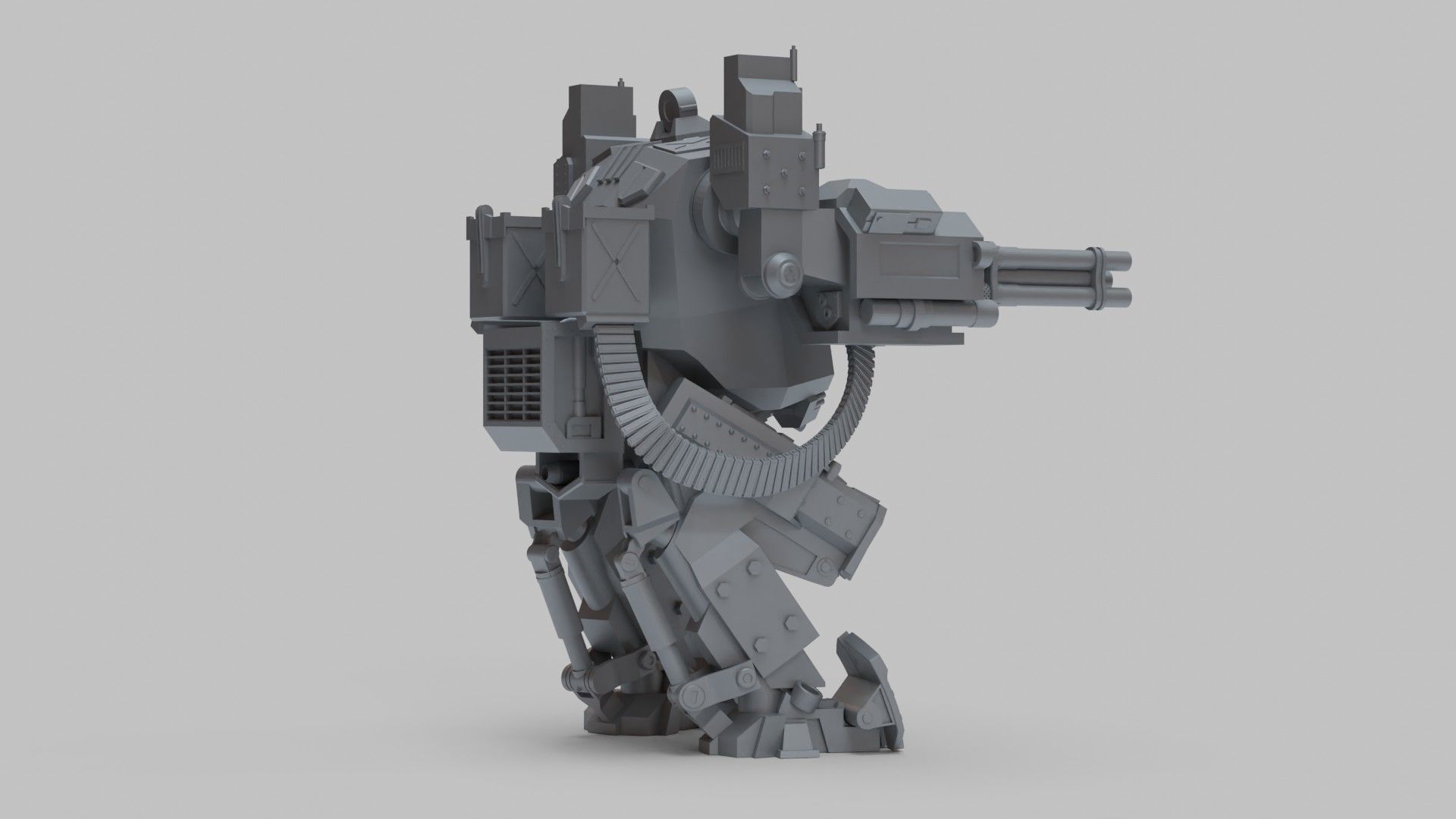 William Gun Walker 3D print model_4