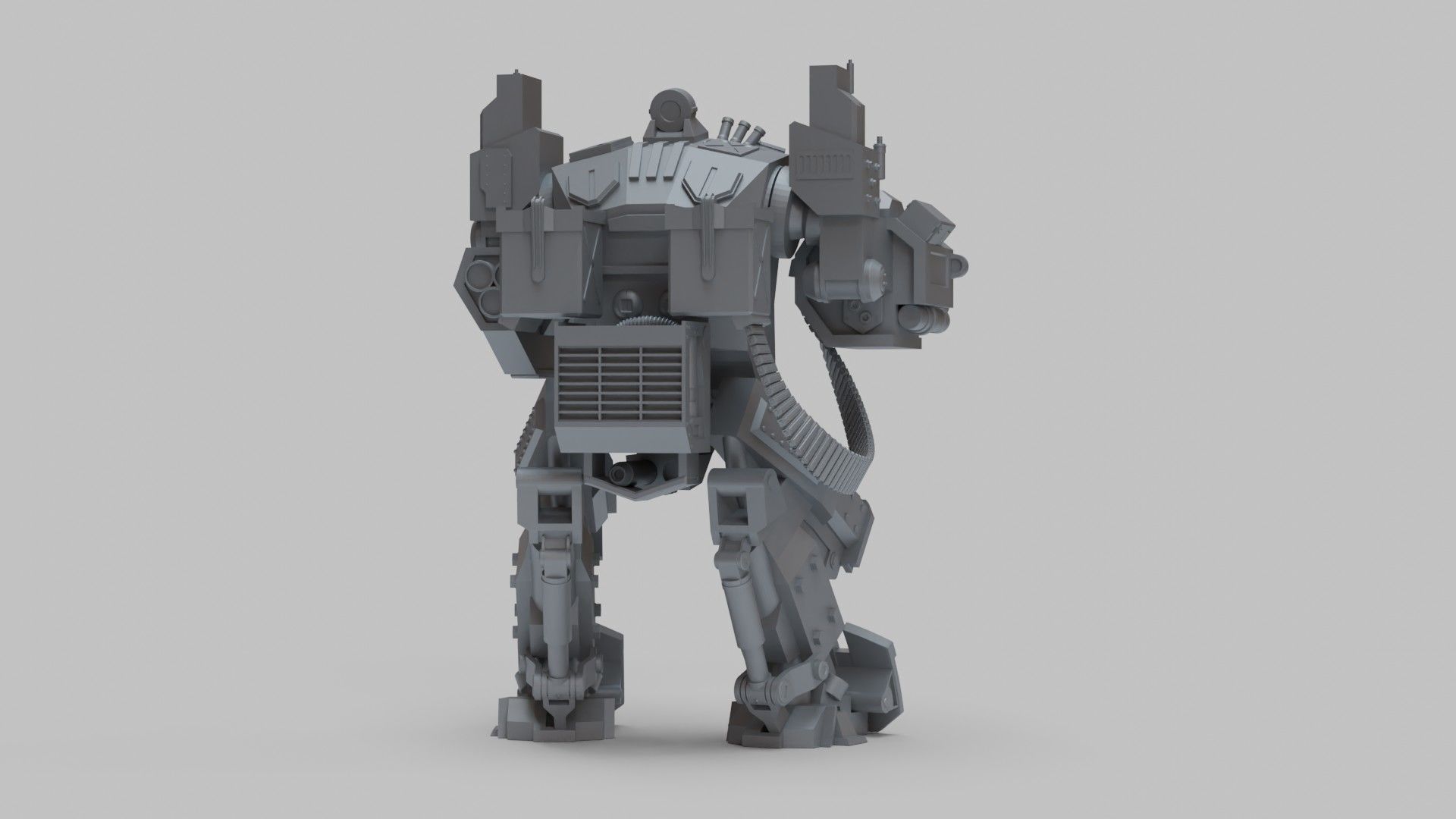 William Gun Walker 3D print model_5