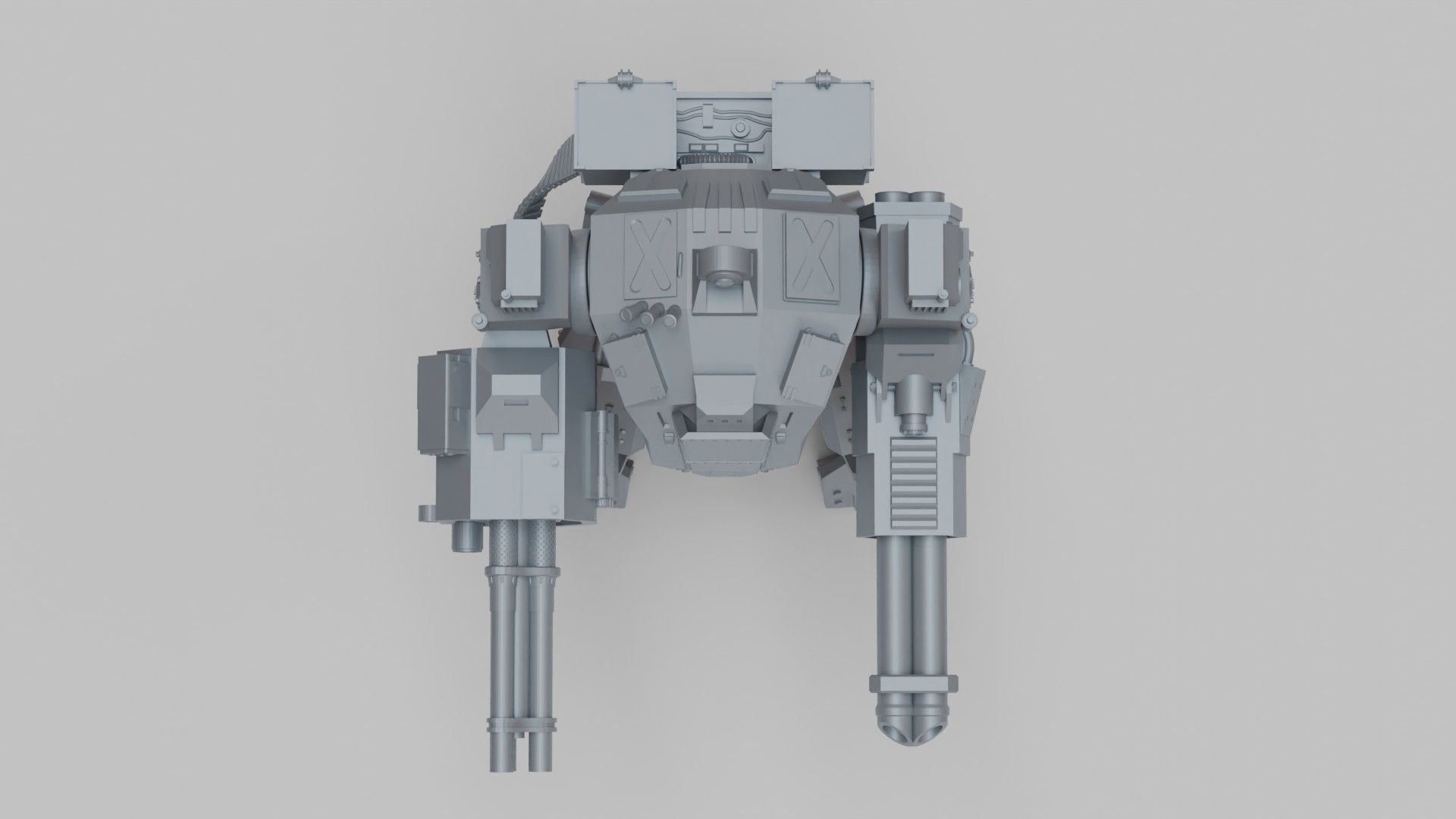 William Gun Walker 3D print model_10
