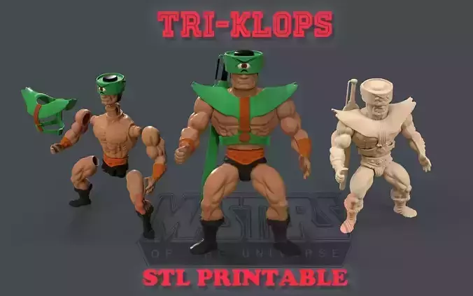Tri-Klops 1983 figure printable 