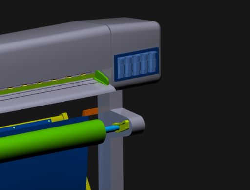inkjet  plotter    3D model_2