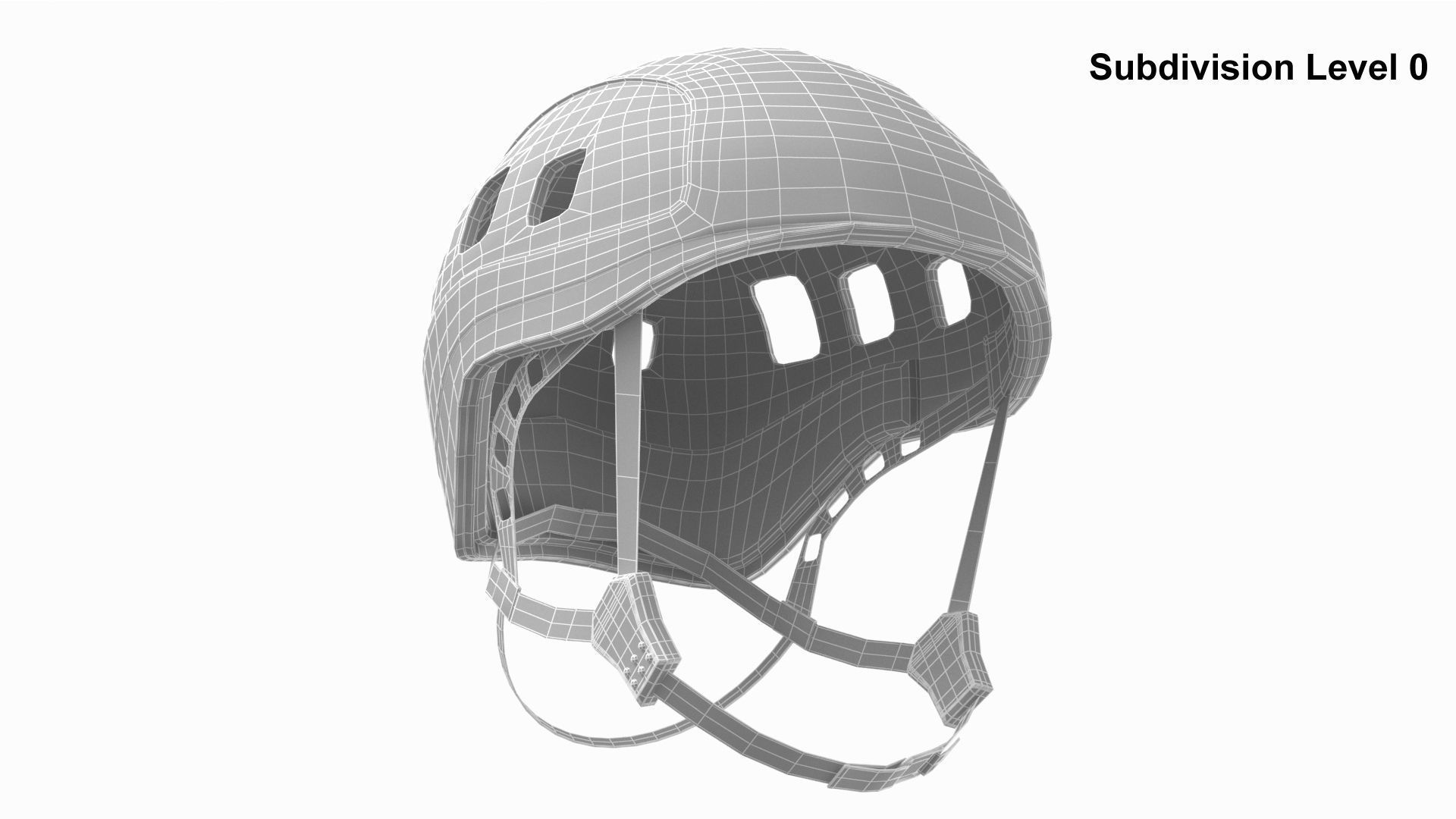 Safety Or Climbing Helmet 03 3D model_21