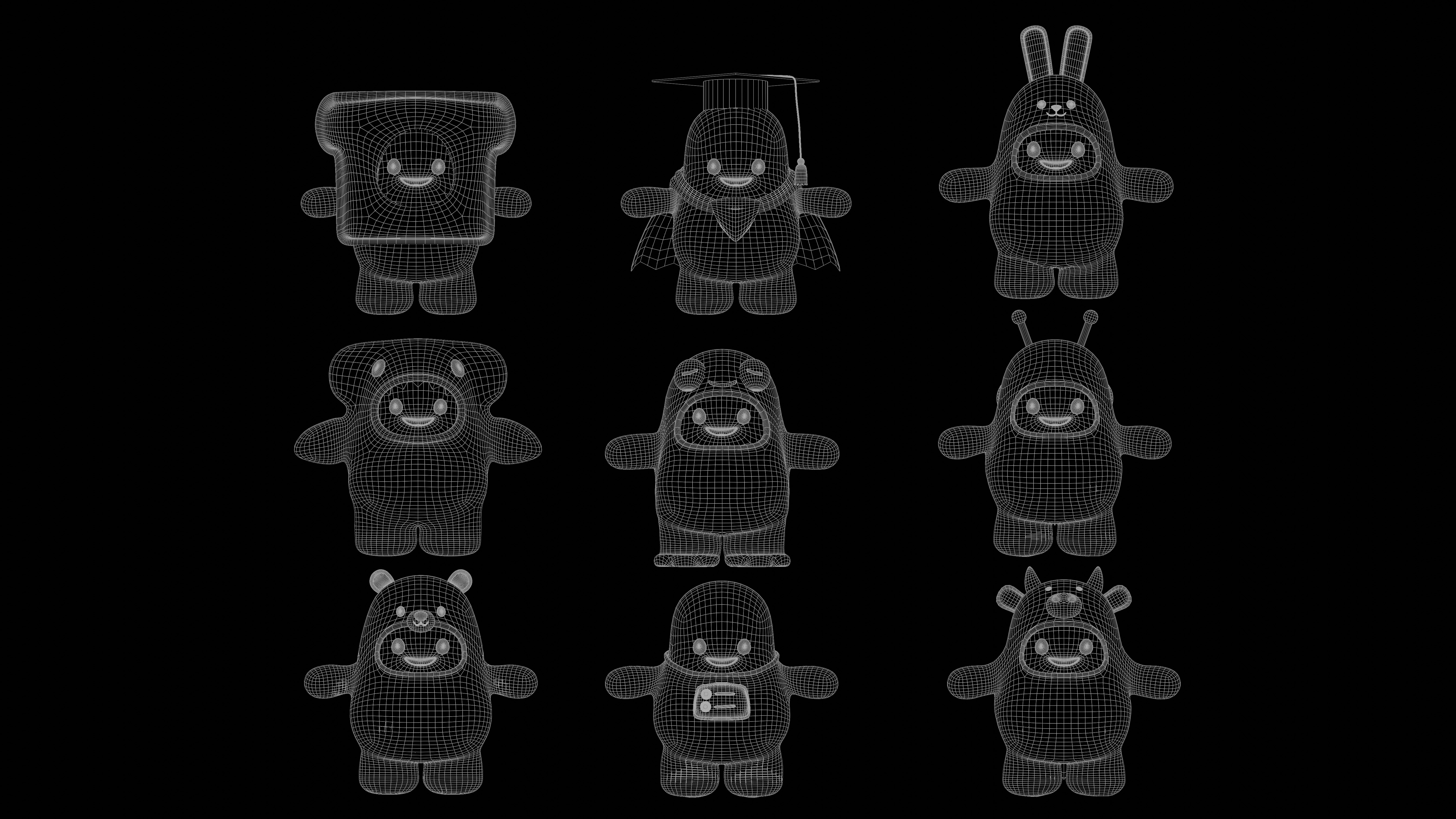 Spud Crew 3D Characters For Animation 3D model_7