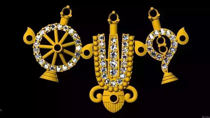 Balaji Pendant 3dm file