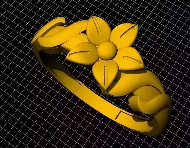 Flower Ring 3dm file