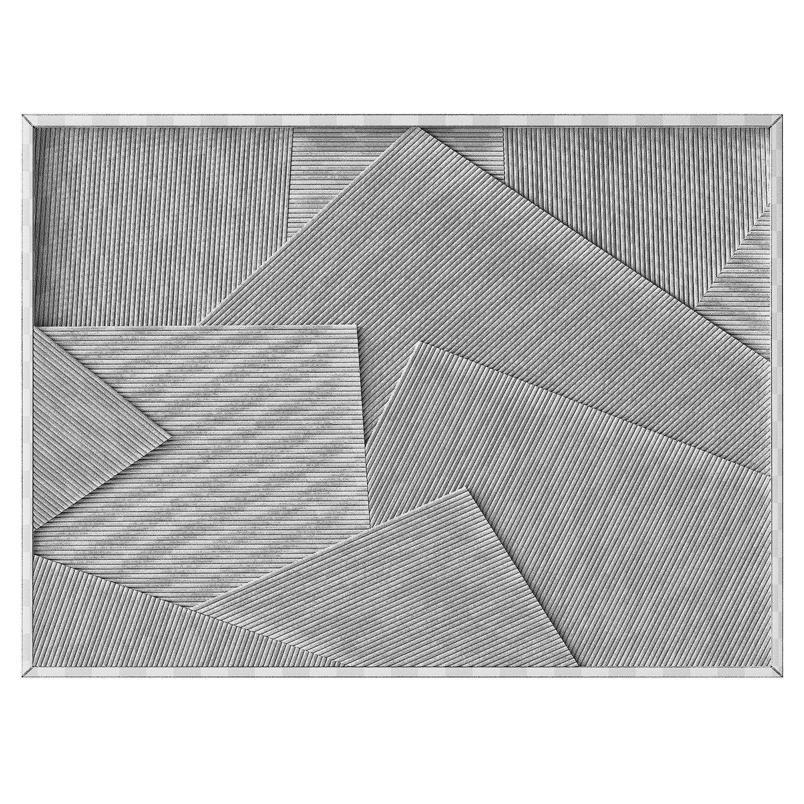 Baltic wall decor by Palecek - Rattan and Wood 3D model_5