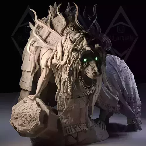 Divine Beast Dancing Lion 3D print model