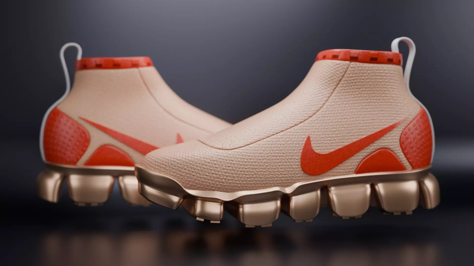 Nike vapor mars - Orange 3D model