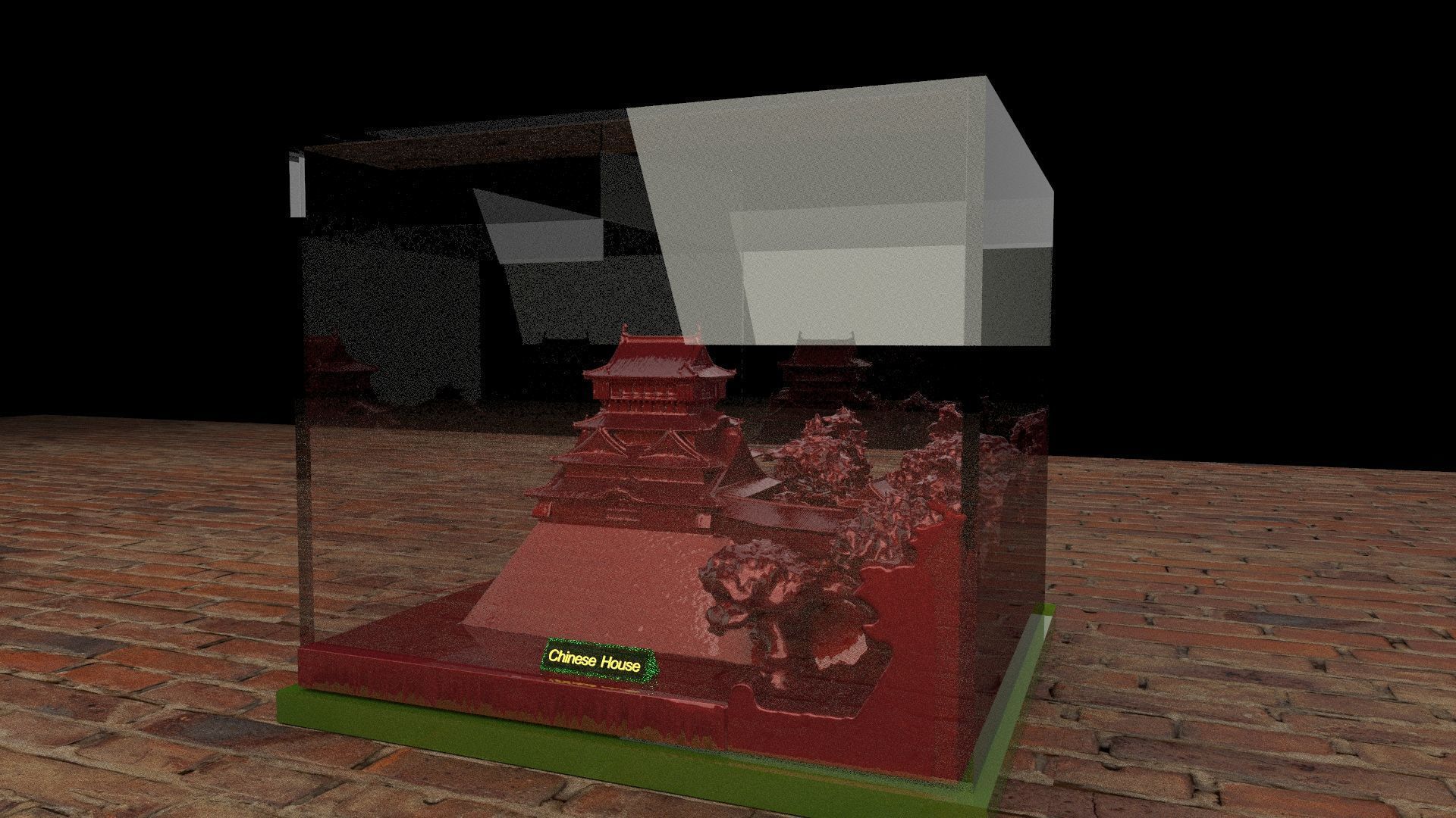 Chinese ancient house 3D model_4
