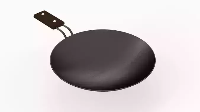 Wok with handle