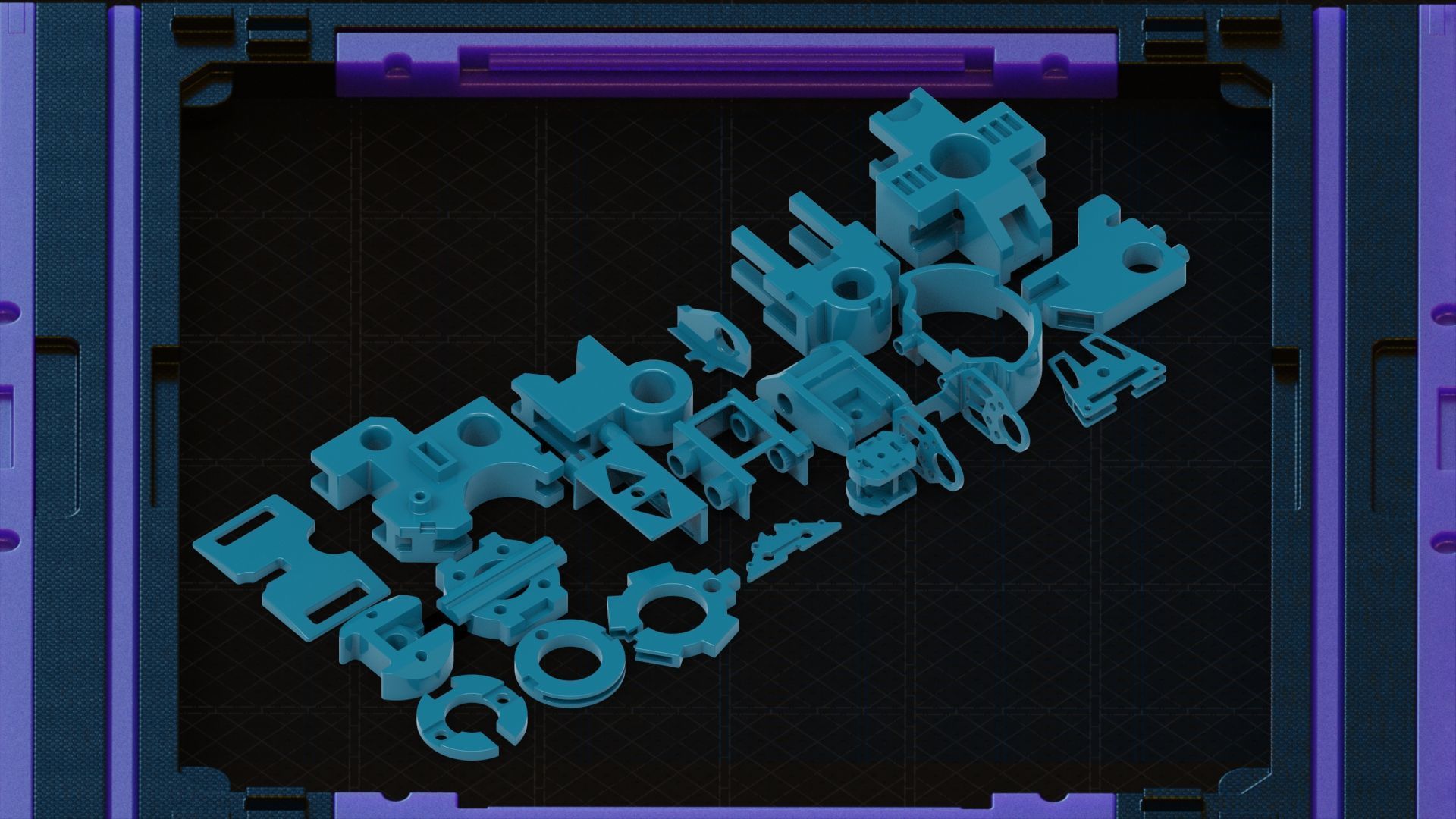 Kitbash hard surface pack automatic num4 3D model_4