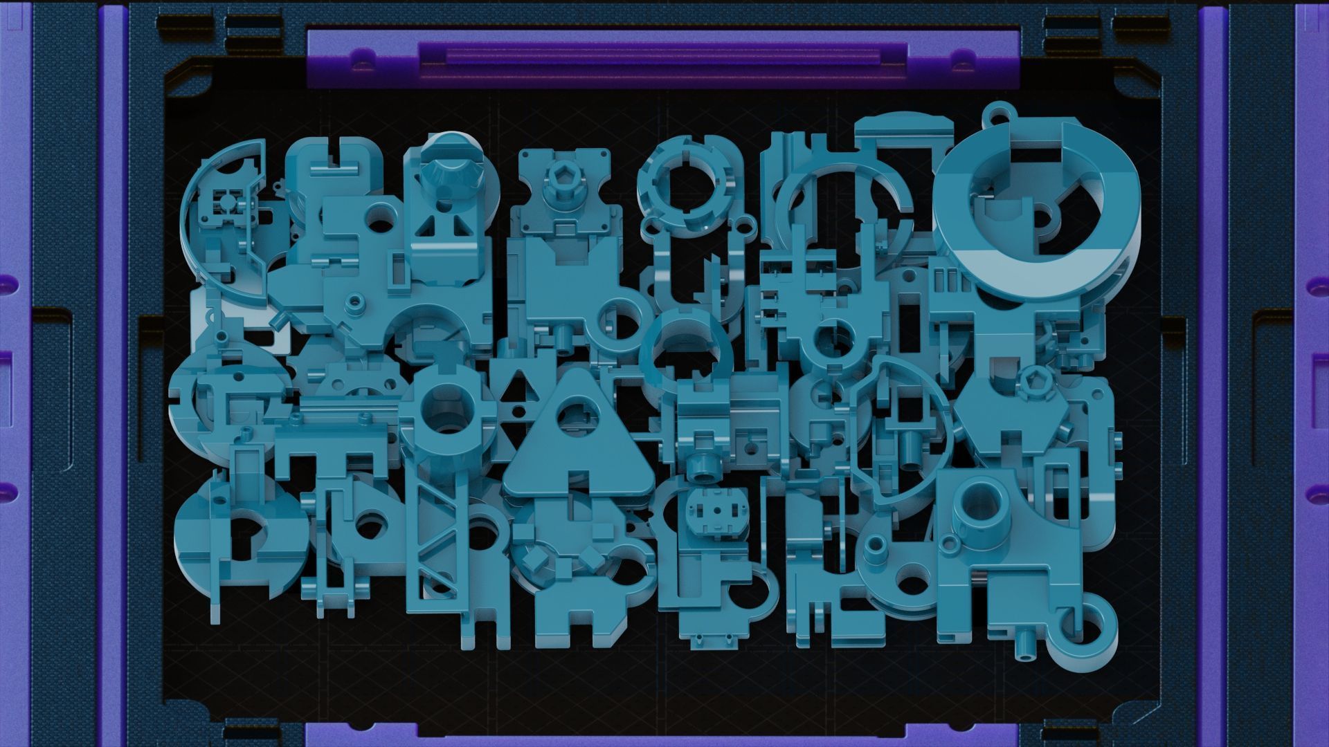 Kitbash hard surface pack automatic num4 3D model_5