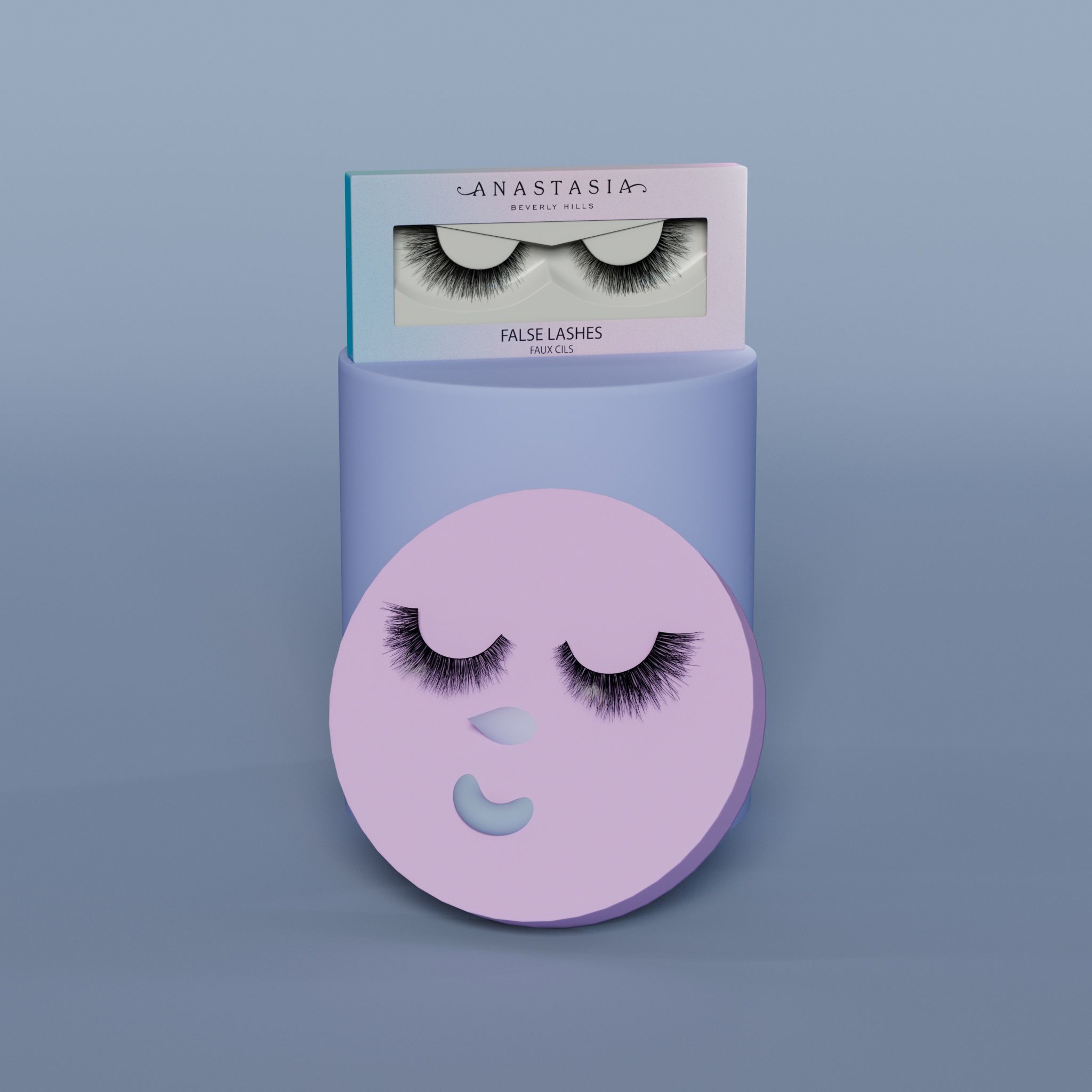 Anastasia Beverly Hills Lashes Dreamy Free 3D model_1