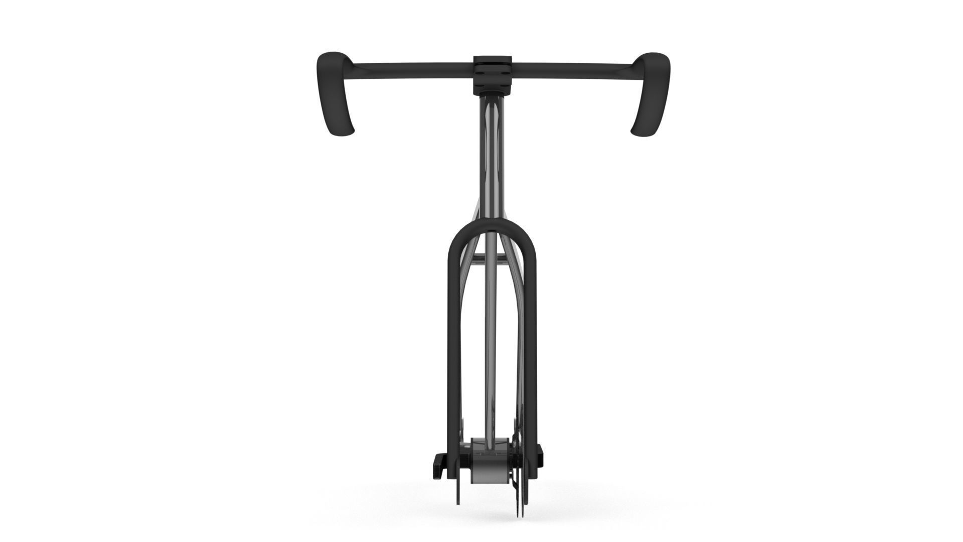 Bicycle Frame Low-poly 3D model_2