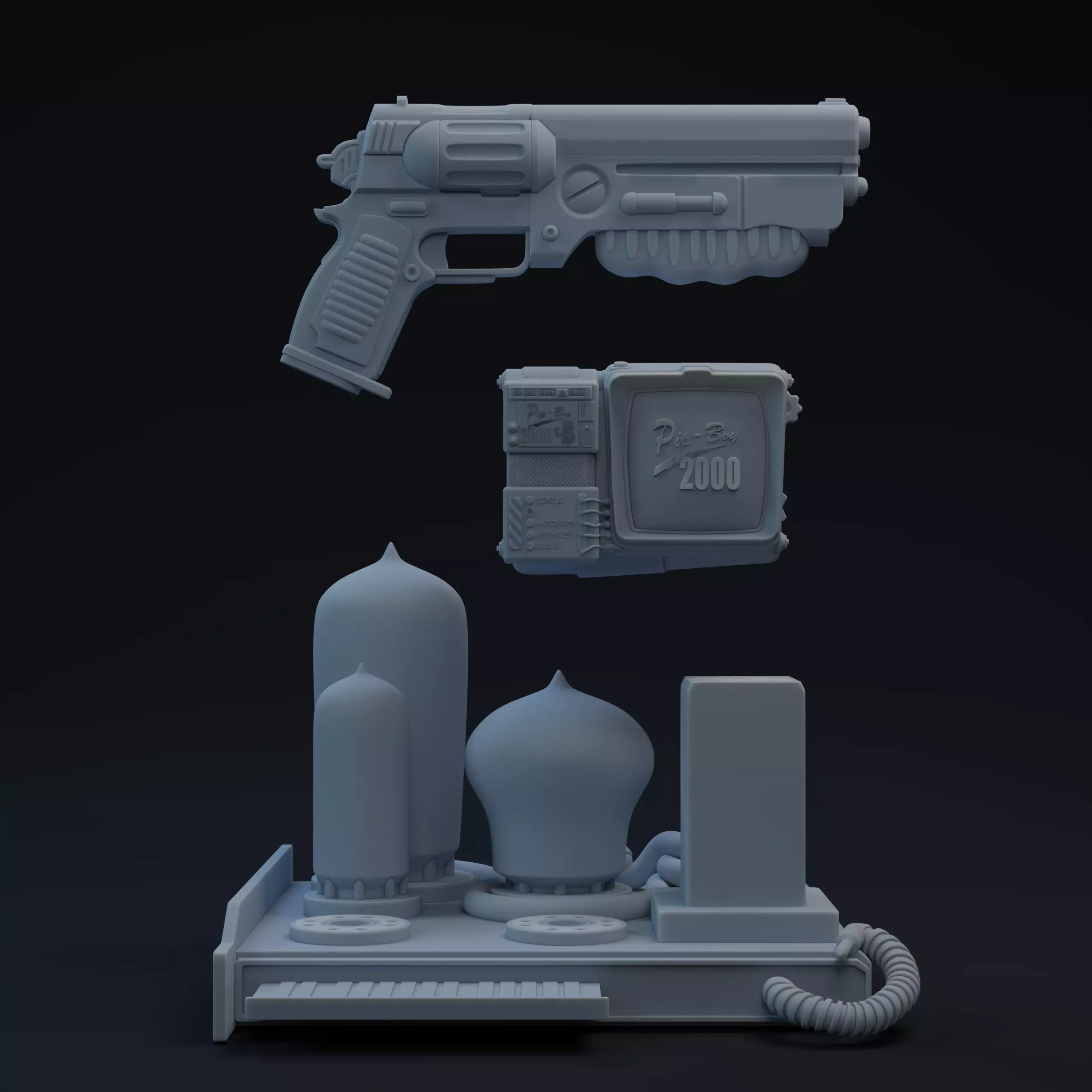 F1 Water Chip and Starter Pack One-Twelfth Scale stl Files 3D print model