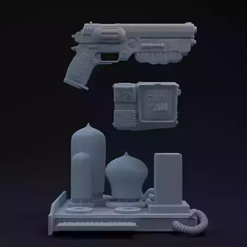 F1 Water Chip and Starter Pack One-Twelfth Scale stl Files