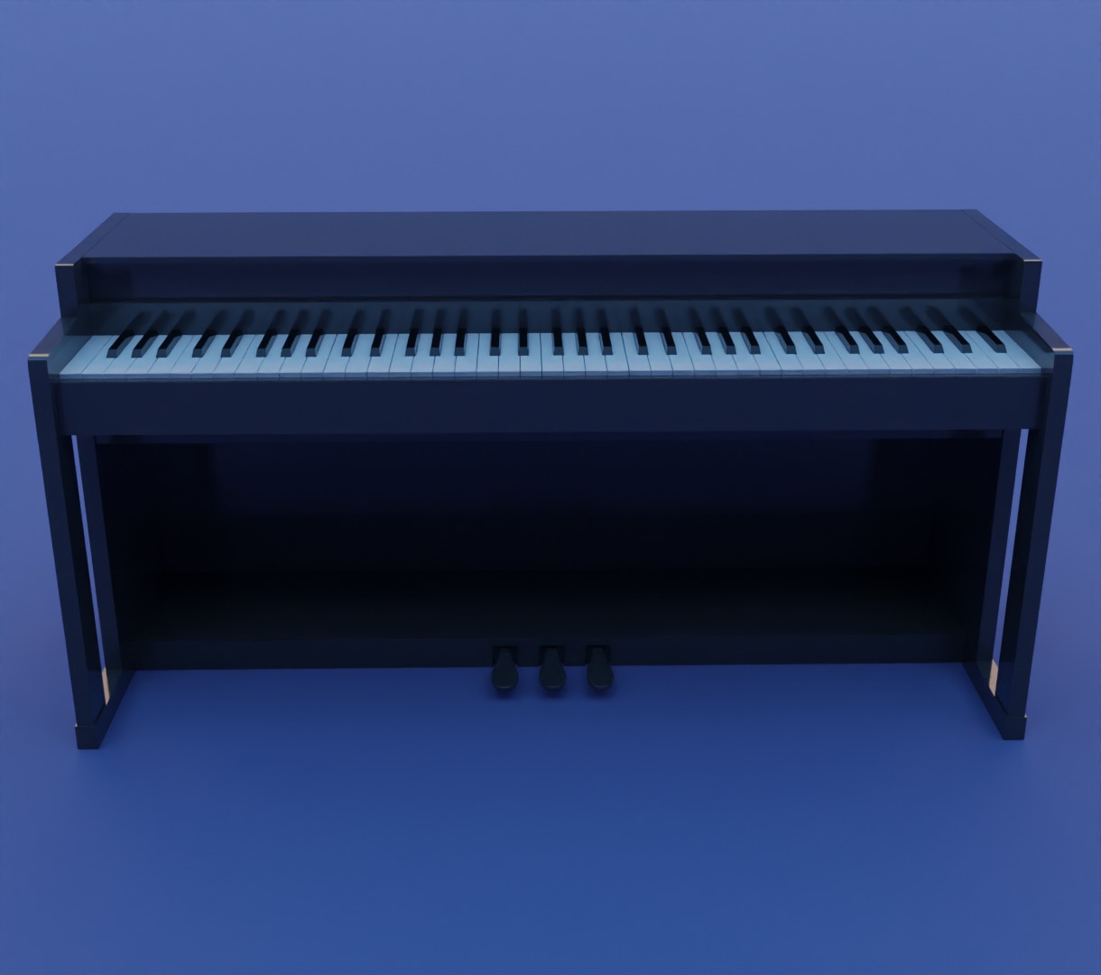 Piano music 3D model set 3D model_1