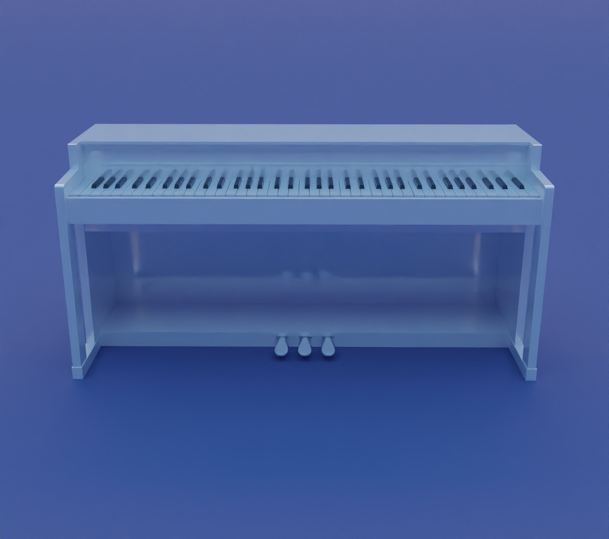 Piano music 3D model set 3D model_7