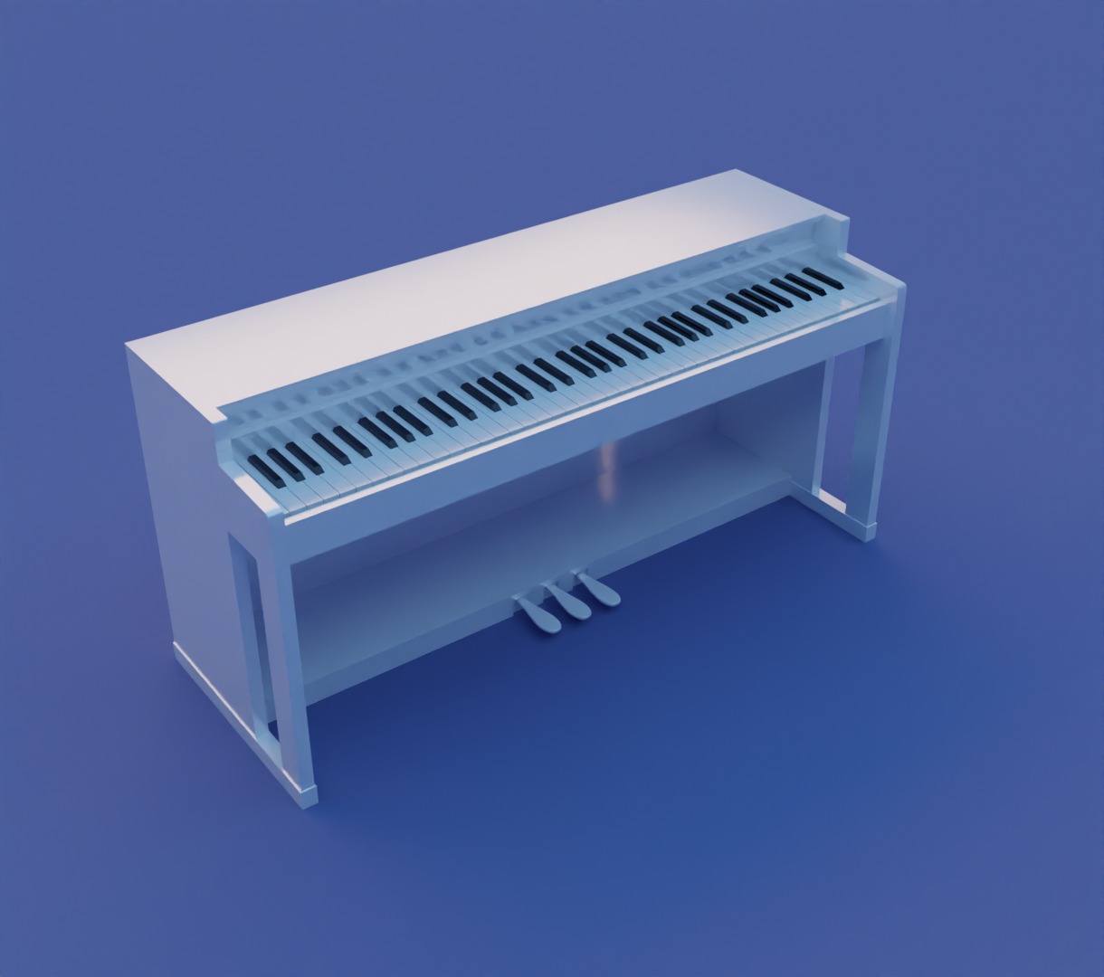 Piano music 3D model set 3D model_6